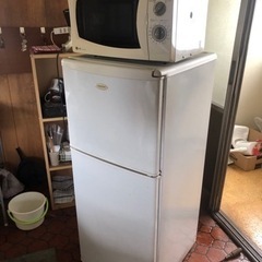 冷蔵庫（112ℓ）＆　電子レンジ　セット