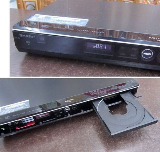 SHARP ブルーレイディスクレコーダー 2012年製 500GB 動作品 BD