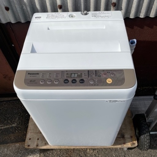 panasonic 2018年製　6kg 全自動洗濯機