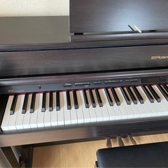 引き取り予定】Roland HP605 電子ピアノ 88鍵盤 椅子セット 良品