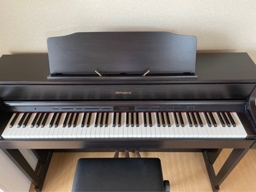 100％本物 【引き取り予定】Roland HP605 電子ピアノ　88鍵盤　椅子セット　良品 鍵盤楽器、ピアノ