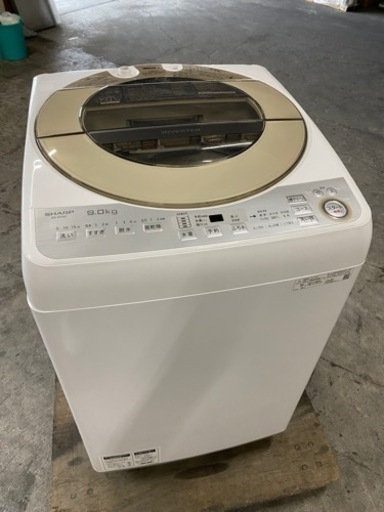 SHARPインバーター9キロ洗濯機 2019年製 | fdn.edu.br