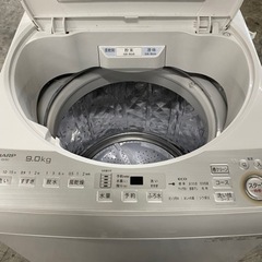 SHARPインバーター9キロ洗濯機　2019年製