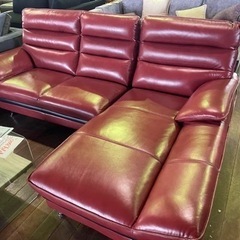 4483 【戸塚区引取り、近隣配送限定】LG 有機EL OLED65C8PJA-本革カウチソファー！オイル仕上げの光沢はgood！30万円ヲ