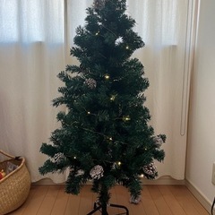 クリスマスツリー　120cm 電飾付き