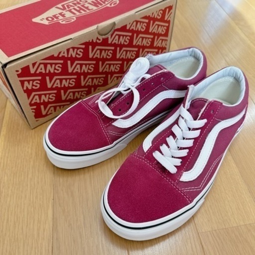 【新品】VANS スニーカー　オールドスクール　パープル　赤紫