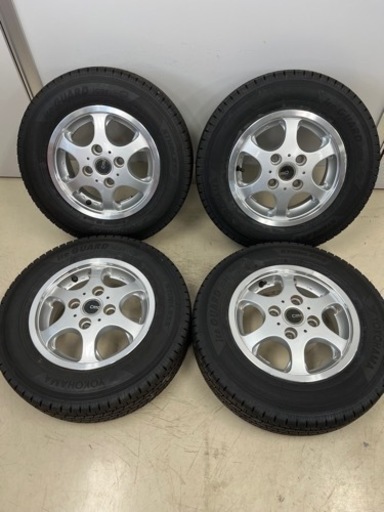軽トラ　軽貨物に！　145/80R12   80/78N  アルミホイール セット！　4.5J +43   PCD100