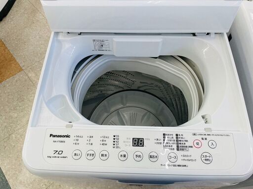 Panasonic(パナソニック) 7.0kg洗濯機 ✨定価￥36,978✨ 2019年 BNA-F70 お手入れしやすいビックフィルター!!