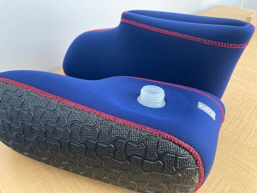 クロッツ　履くやわらか湯たんぽ　ネイビー  Mサイズ   ショート　足用 やわらか湯たんぽ 足用ショート ネイビー クロッツ やわらか