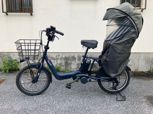 パナソニック　アシスト自転車　チャイルドシート付き　まだまだ走ります