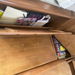 大川家具で当時価格30万‼︎収納もたっぷり‼︎★値下げしました★テーブルはキャスター付