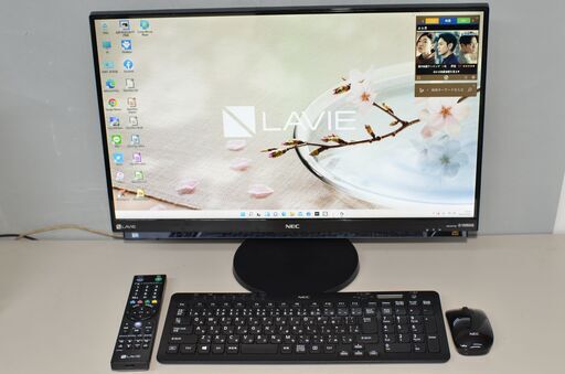 一体型パソコン 最新Windows11+office NEC GD277DCAA core i7-7500U/新品爆速SSD1TB/メモリ8GB/23.8 インチ/ブルーレイ/無線/テレビ機能