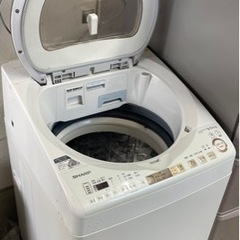 【ネット決済・配送可】SHARP/シャープ 洗濯乾燥機 ES-T...