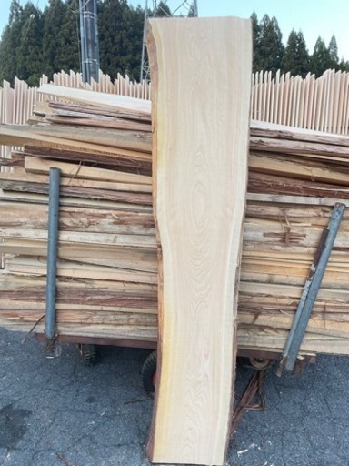 檜一枚板 節なし 無字板