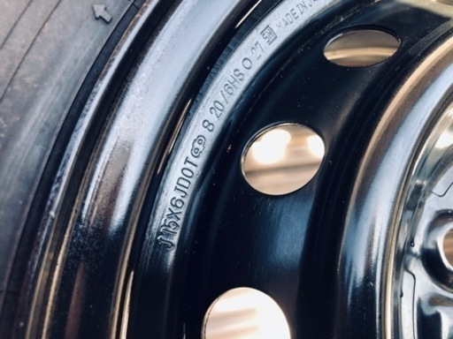 冬タイヤ 185/65R15 トヨタ純正ハイエース用ホイール付スタッドレス 4 
