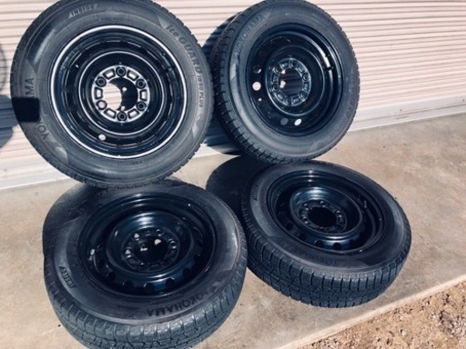 冬タイヤ 185/65R15 トヨタ純正ハイエース用ホイール付スタッドレス 4本組