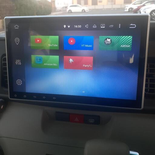 アウトレット 大画面10インチAndroidナビ YouTube視聴OK 