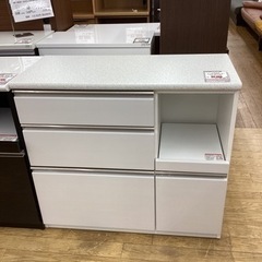 KL-7【新入荷 リサイクル品】ニトリ アルミナ キッチンカウンター 白