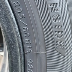 決定済】バリ山 スタッドレスホイールセット205/60R16 5穴 PCD114.3 + 