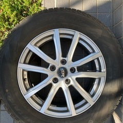 ハリアー等 225/65R17 ピレリー スタッドレス+アルミホイル 4本セット