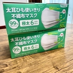 新品箱入りマスク100枚500円！