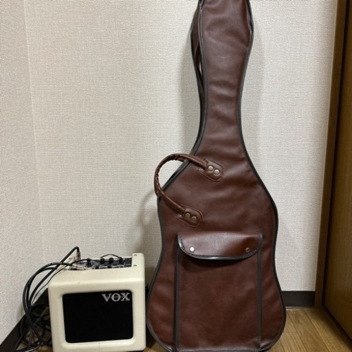 受付中　エレキギター ma-400 アンプとギターケースセット