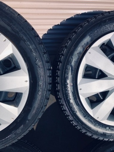 冬タイヤ 155/65R14 トヨタ純正アクア等用ホイール付バリ山 