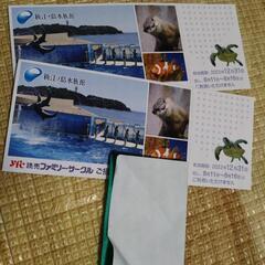 新江ノ島水族館のチケット2枚