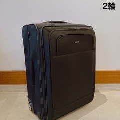 新品 大型 2輪 ソフト スーツケース ブラック 115L