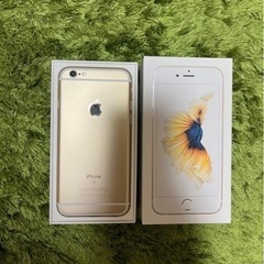 無料配送 iPhone 6s 64GB ゴールド 美品
