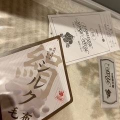 【激安セール★新品未使用】京都西川　シルク　絹　毛布
