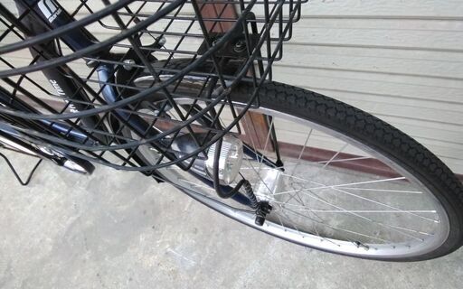 マルイシ 買い物自転車 FREE TIME 26インチ 6段変速 ネイビー