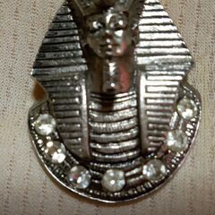 値下げ　古代エジプト ファラオ ツタンカーメン王のブローチ…