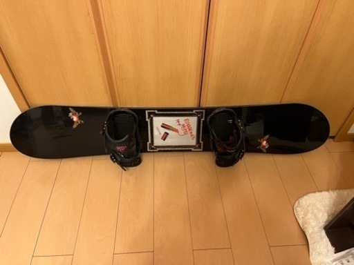 取引済み】スノーボード ビンディング付き