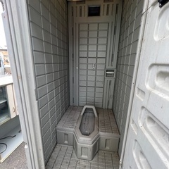 早い者勝ち！仮設トイレ 簡易水栓