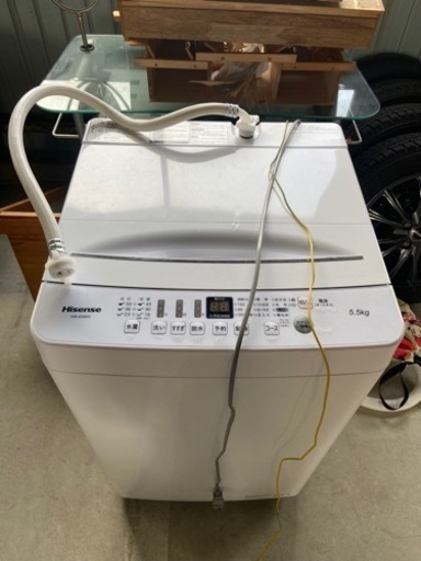 Hisense  ハイセンス　洗濯機　5.5kg 2021年製