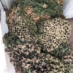 米軍払下  偽装網。カモフラージュネット。