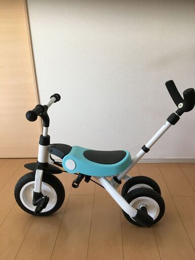 Nadle　折りたたみ　三輪車　押し棒つき