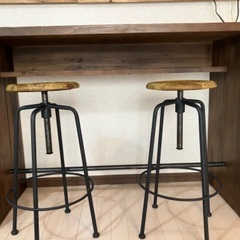 値下げ！おしゃれなCRASHGATEのカウンターテーブルセット！