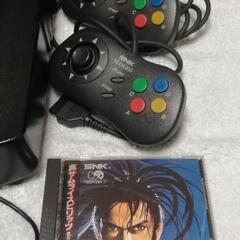 ネオジオCDセット＋アケコンとソフト付き