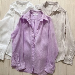 【中古品】　ユニクロ　シャツ　3枚　Sサイズ
