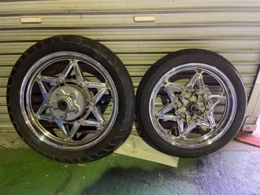 cbr400f メッキホイール