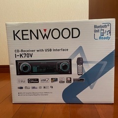 カーオーディオCDレシーバー、KENWOOD ・ IーK70を4...