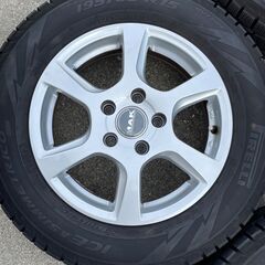 受け渡し決定 スタッドレスタイヤ ホイール付き 4本 ピレリ 195/65 R15  