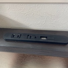 ダブルサイズマットレス付きベッド