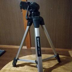 SHARP カメラ用三脚 VR-TJ60 ケース付き