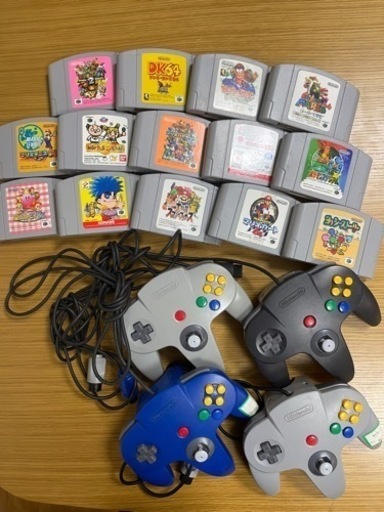 レトロゲームセット。ジャンク（ケーブル、部品など足りない為