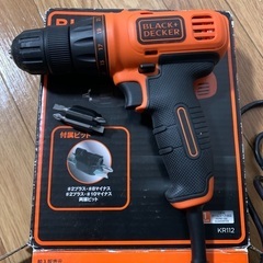  BLACK DECKER コード式ドリルドライバー