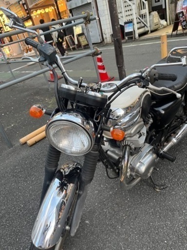 カワサキ w400 カブトのフルフェイス&アイランドのインカム付き