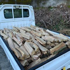 薪あります！】軽トラ1車分の薪（クヌギ＆ケヤキ） ☆取りに来